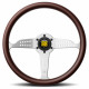 steering wheels 3 spoke steering wheel MOMO SUPER GRAND PRIX WOOD 350mm | races-shop.com