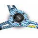 steering wheels 3 spoke steering wheel MOMO ULTRA, 350mm, alcantara, 70mm offset, black/blue | races-shop.com