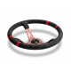 steering wheels 3 spoke steering wheel MOMO ULTRA, 350mm, alcantara, 70mm offset, black/red | races-shop.com