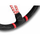 steering wheels 3 spoke steering wheel MOMO ULTRA, 350mm, alcantara, 70mm offset, black/red | races-shop.com