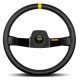 steering wheels 2 spoke steering wheel MOMO MOD.02 black 350mm, leather | races-shop.com
