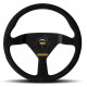 steering wheels 3 spoke steering wheel MOMO MOD.78 black 320mm, suede | races-shop.com