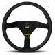 steering wheels 3 spoke steering wheel MOMO MOD.78, 350mm, suede, 36mm offset, black | races-shop.com