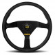 steering wheels 3 spoke steering wheel MOMO MOD.78 black 350mm, suede | races-shop.com