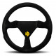 steering wheels 3 spoke steering wheel MOMO MOD.11, 260mm, suede, flat, black | races-shop.com