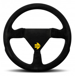 3 spoke steering wheel MOMO MOD.11, 280mm, suede, flat, black