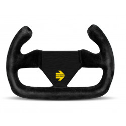 3 spoke steering wheel MOMO MOD.12/C, 250mm, suede, flat, black