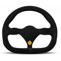 3 spoke steering wheel MOMO MOD.27 black 290mm, suede