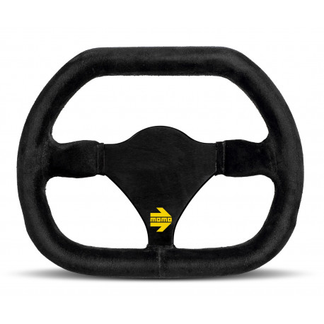steering wheels 3 spoke steering wheel MOMO MOD.29, 270mm, suede, flat, black | races-shop.com
