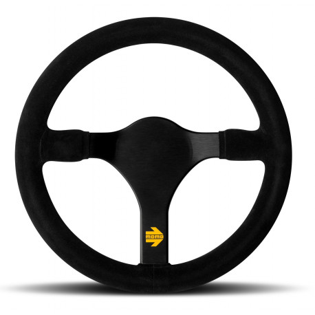 steering wheels 3 spoke steering wheel MOMO MOD.31 black 320mm, suede | races-shop.com