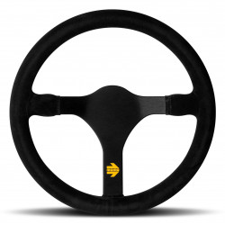 3 spoke steering wheel MOMO MOD.31, 340mm, suede, flat, black