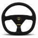 steering wheels 3 spoke steering wheel MOMO MOD.88 black 320mm, suede | races-shop.com