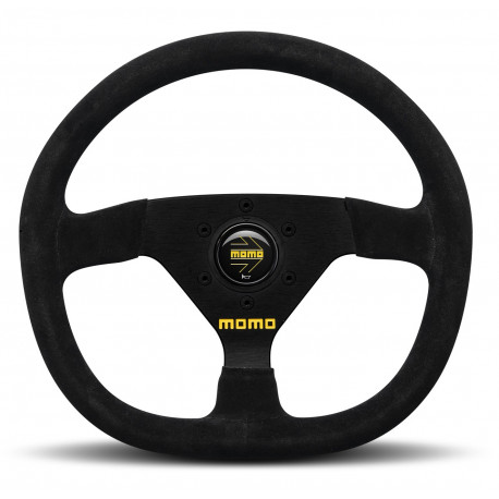 steering wheels 3 spoke steering wheel MOMO MOD.88 black 320mm, suede | races-shop.com
