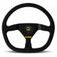 steering wheels 3 spoke steering wheel MOMO MOD.88 black 350mm, suede | races-shop.com