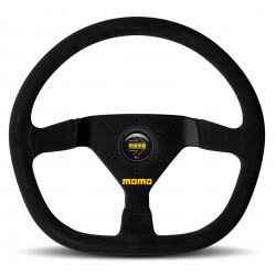 3 spoke steering wheel MOMO MOD.88 black 350mm, suede