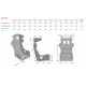 Sport seats with FIA approval Sport seat MOMO DAYTONA EVO XL FIA | races-shop.com
