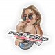 Stickers Sticker race-shop turbo girl | races-shop.com