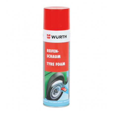 Wheel and tyre cleaning WURTH Tyre care foam - 500ml | races-shop.com