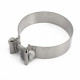Exhaust clamps Exhaust wide band clamp, stainless steel 89mm (3,5") | races-shop.com
