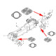 EGR replacements EGR removal plug with gaskets suitable for MAN Euro 6A Euro 6B | races-shop.com