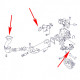 EGR plugs EGR removal plug with gaskets suitable for Mercedes E 420, S 420 CDI W221 | races-shop.com