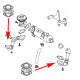 EGR plugs EGR removal plug with gaskets suitable for OPEL, CHEVROLET 2.0 CDTi Z20DM Z20DMH LLW LNP | races-shop.com