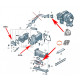 EGR plugs EGR removal plug with gaskets suitable for AUDI B9 / C7, VW Amarok Platform 3.0 TDI V6 | races-shop.com