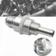 Transition fittings Straight Fitting (bulkhead) - AN8 - 9.5mm hose | races-shop.com
