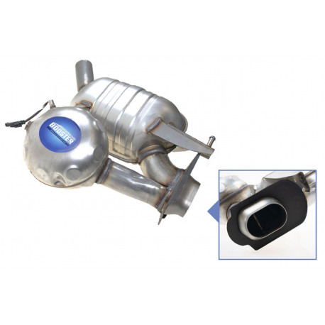 Sound Booster for specific model Original rear silencer left incl. sound generator for Audi A6, A7 4G (2015+) | races-shop.com