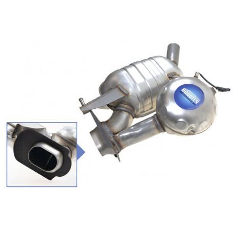 Sound Booster for specific model Original rear silencer right incl. sound generator for Audi A6, A7 4G (2015+) | races-shop.com