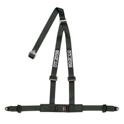 3 point safety belts 2" (50mm), black ECE