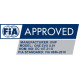 Suits FIA race suit OMP Tecnica EVO navy blue/white/grey/cyan | races-shop.com