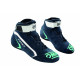 FIA race shoes OMP FIRST navy blue/tiffany