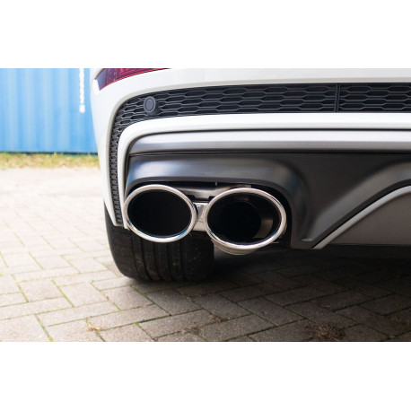 Sound Booster for specific model Complete conversion set for Audi Q8 to SQ8 exhaust system | races-shop.com