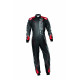 Suits CIK-FIA karting suit OMP KS-3 ART, black/red | races-shop.com
