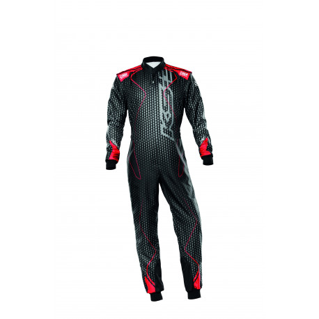 Suits CIK-FIA race suit OMP KS-3 ART black/red | races-shop.com