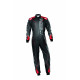 Suits CIK-FIA child race suit OMP KS-3 ART black/red | races-shop.com