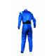 Suits CIK-FIA child race suit OMP KS-3 ART blue/cyan | races-shop.com