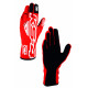 Gloves Race gloves OMP KS-4 ART my2023 (internal stitching) red/white | races-shop.com