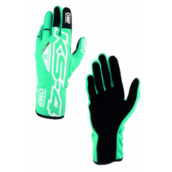 Karting gloves OMP KS-4 ART my2023 (internal stitching), mint green/green
