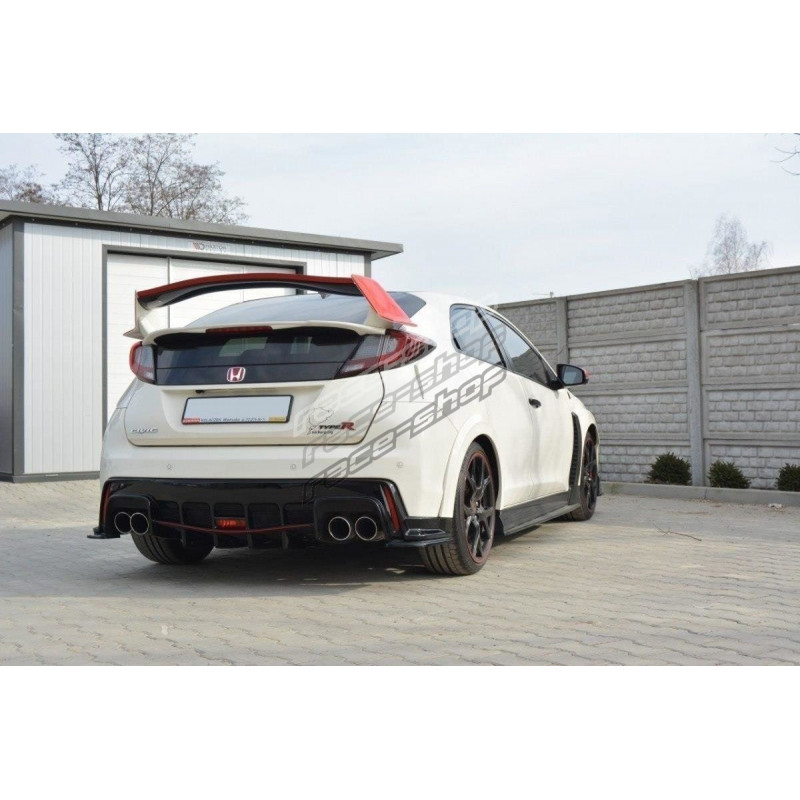 Type R Diffuser Rear diffuser HONDA CIVIC IX TYPE R | 220,60 € | races-shop.com