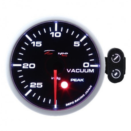 Gauges DEPO PK series 52mm Programmable DEPO racing gauge Vacuum | races-shop.com