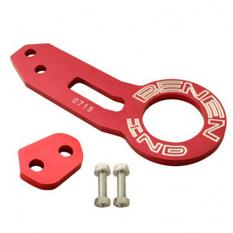 Tow hooks and tow straps Aluminium tow eye Benen style rear | races-shop.com