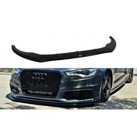 Body kit and visual accessories MAXTON DESIGN front splitter for Audi S6 / A6 S-Line C7, V1 | races-shop.com