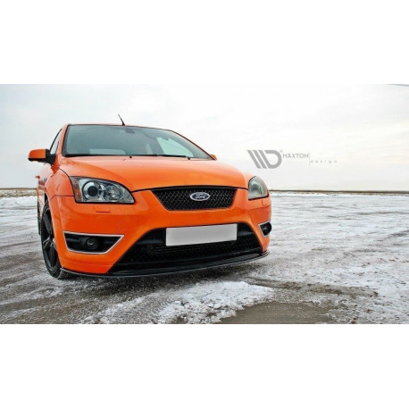 Body kit and visual accessories Front Splitter V.2 Ford Focus ST Mk2 | races-shop.com