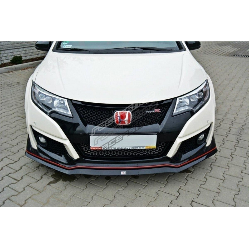 Honda Racing Splitter FRONT SPLITTER v.2 HONDA CIVIC IX TYPE R | 221,70 € | races-shop.com
