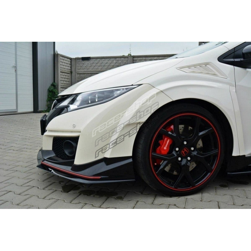 Honda Racing Splitter FRONT SPLITTER v.2 HONDA CIVIC IX TYPE R | 221,70 € | races-shop.com