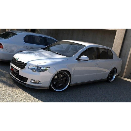 Body kit and visual accessories FRONT SPLITTER SKODA SUPERB II | races-shop.com