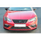 Body kit and visual accessories MAXTON DESIGN front splitter for Seat Leon Mk3 Cupra/ FR Facelift, V2 | races-shop.com