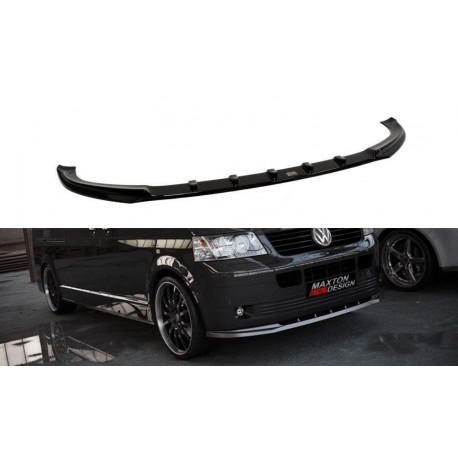 Body kit and visual accessories MAXTON DESIGN front splitter for VW T5 (PREFACE) | races-shop.com